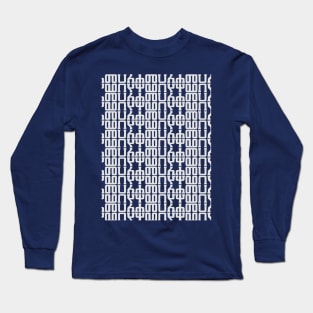 Its like A B C D in Amharic Long Sleeve T-Shirt